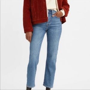 Levi’s Premium High Rise Straight Ankle Jean Sz 27